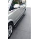 Бокові пороги Allmond Black (2 шт., алюм) Довга (ExtraLong) для Mercedes Vito W639 2004-2014 рр