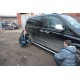 Боковые пороги Tayga V2 (2 шт, алюм.) Короткая (short) и Средняя (long) для Mercedes Vito W639 2004-2014 гг