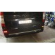 Кант на крышку багажника (нерж) для Mercedes Vito W639 2004-2014 гг