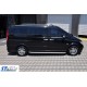 Боковые пороги Tayga V2 (2 шт, алюм.) Короткая (short) и Средняя (long) для Mercedes Vito W639 2004-2014 гг