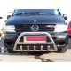 Кенгурятник WT003/4 (нерж.) без напису, 60мм для Mercedes Vito W638 1996-2003 рр