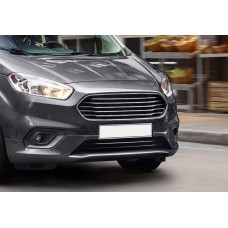 Накладки на решітку OmsaLine (2018-2025, 4 шт, нерж) для Ford Courier рр