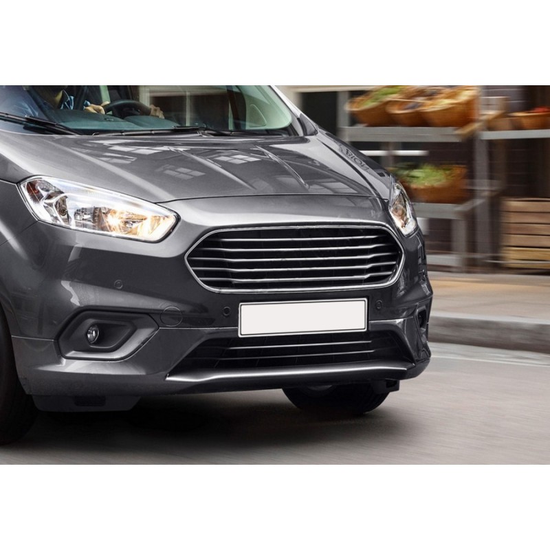 Накладки на решітку OmsaLine (2018-2025, 4 шт, нерж) для Ford Courier рр