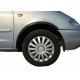 Накладки на арки (4 шт, чорні) для Jaguar X-Type