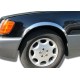 Накладки на арки (4 шт, нерж) для Mercedes S-сlass W140