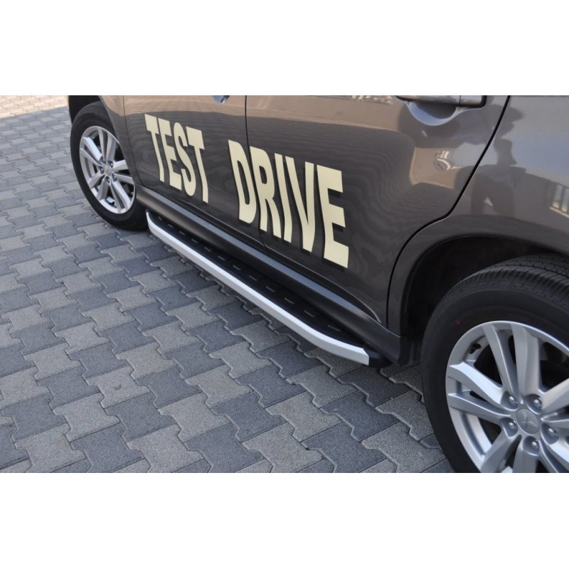 Бокові пороги Fullmond (2 шт., алюм.) для Mitsubishi Eclipse Cross