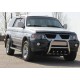 Кенгурятник QT006 (нерж) для Mitsubishi Pajero Sport 1996-2007 рр