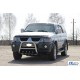 Кенгурятник QT006 (нерж) для Mitsubishi Pajero Sport 1996-2007 рр