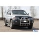 Кенгурятник QT007 (нерж) для Mitsubishi Pajero Sport 1996-2007 рр