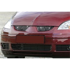 Накладки на решітку радіатора (24 шт, нерж) для Mitsubishi Colt 2004-2012 рр