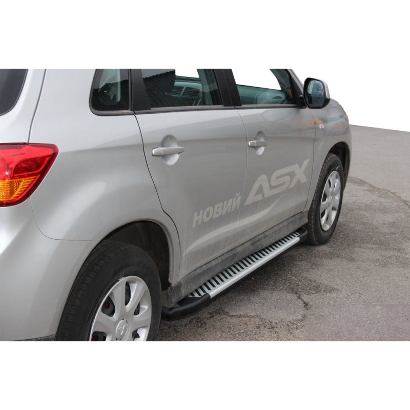 Бокові пороги Line (2 шт., алюміній) для Mitsubishi Eclipse Cross