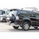 Задняя дуга AK003 Двойной (нерж.) для Mitsubishi Pajero Wagon IV
