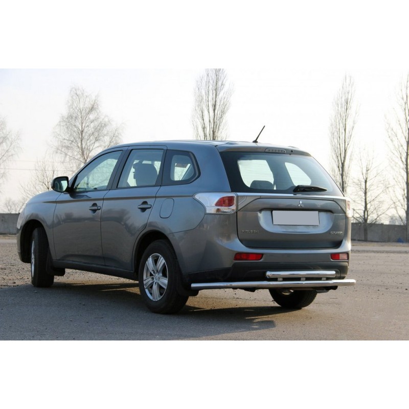 Задняя дуга AK004 (нерж) для Mitsubishi Outlander 2012-2021 гг