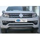 Передний ус двойной Vegas 2016-2021 (черный) для Volkswagen Amarok