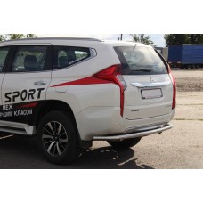 Задній захист AK005 (нерж) для Mitsubishi Pajero Sport 2015- рр