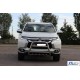Кенгурятник WT008 (нерж) для Mitsubishi Pajero Sport 2015- рр