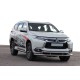 Передній захист ST016 (нерж) для Mitsubishi Pajero Sport 2015- рр