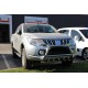 Кенгурятник WT003 (нерж) для Mitsubishi L200 2015-2025 гг