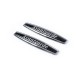 Наклейки на крила (2 шт., метал) Elegance для Mercedes C-class W202 1993-2001 рр