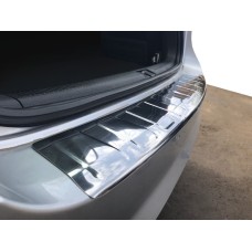 Накладка на задній бампер Carmos (SW, нерж) для Volkswagen Passat B7 2012-2015рр