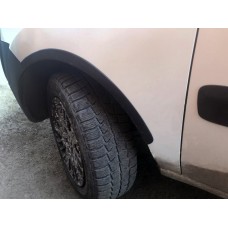 Накладки на арки (4 шт, чорні) для Fiat Doblo I 2001-2005 рр