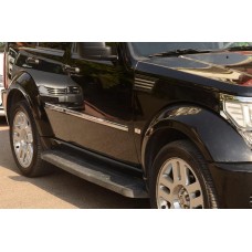 Молдинг дверей (нерж) для Dodge Nitro 2007- гг