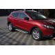 Бокові пороги X5-тип (2 шт., алюм.) для Nissan Qashqai 2014-2021 рр