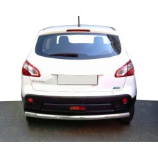 Задня дуга пряма (нерж.) для Nissan Qashqai 2010-2014рр