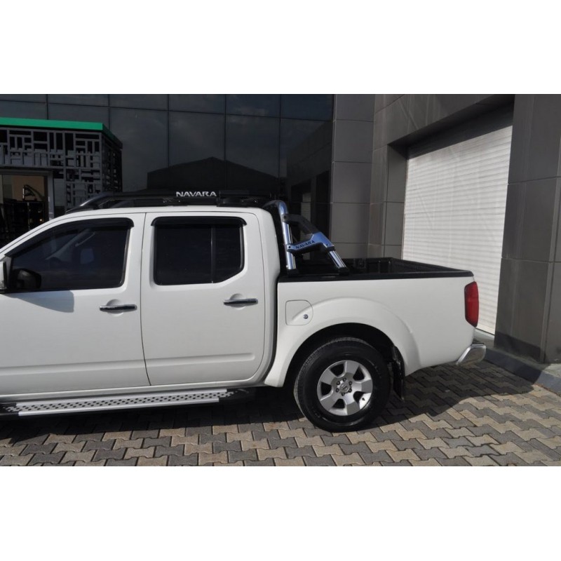 Бокові пороги X5-тип (2 шт., алюм.) для Nissan Navara 2006-2015 рр