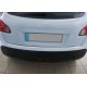 Накладка на задній бампер OmsaLine (нерж.) Глянець, -20252 база для Nissan Qashqai 2007-2010 рр