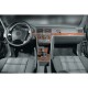 Накладки на панель (11 дет.) карбон для Mercedes W201 (190)