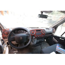 Накладки на панель (мала комплектація) Дерево для Renault Master 2011-2023 рр
