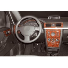 Накладки на панель Алюміній для Opel Meriva 2002-2010 рр