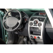 Накладки на панель 6 деталей (Meric, Туреччина) для Renault Megane II 2004-2009 рр