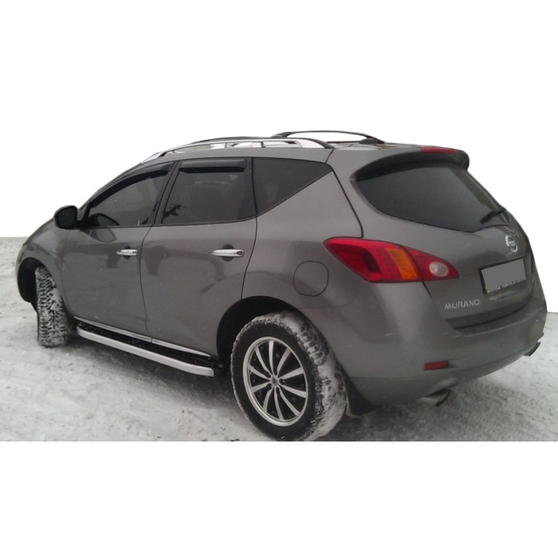 Боковые пороги Fullmond (2 шт, алюм.) для Nissan Murano 2008-2014 гг
