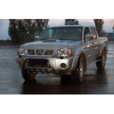 Кенгурятник WT002 (нерж) для Nissan NP300 1999-2015