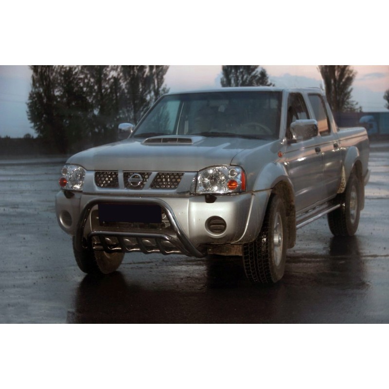 Кенгурятник WT002 (нерж) для Nissan NP300 1999-2015