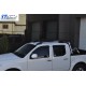 Оригінальні рейлінги (з поперечиною) Сірі для Nissan Navara/NP300 2016- рр