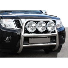 Кенгурятник WT018 (нерж) для Nissan Navara 2006-2015 рр