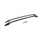 Рейлінги OmsaLine Solid (2 шт, чорні) для Citroen C-3 2016-2023 рр