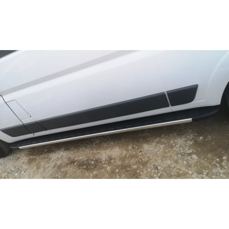 Бокові пороги Duru (2 шт., Алюміній) Коротка база для Fiat Ducato 2006-2025 рр