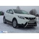 Кенгурятник WT003 (нерж) для Nissan Qashqai 2014-2021 рр