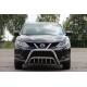 Кенгурятник WT002 (нерж) для Nissan Qashqai 2014-2021 рр