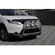 Кенгурятник WT018 (нерж) для Nissan Qashqai 2014-2021 рр