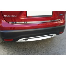 Кромка багажника (нерж.) Carmos - Турецька сталь для Nissan Qashqai 2014-2021 рр