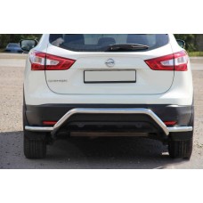 Задня дуга AK007-Plus (нерж) для Nissan Qashqai 2014-2021 рр
