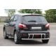 Задняя дуга AK011 (нерж.) для Nissan Qashqai 2010-2014 гг