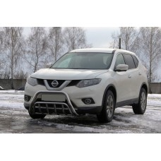 Кенгурятник WT002 (нерж) для Nissan X-trail T32 / Rogue 2014-2021 рр