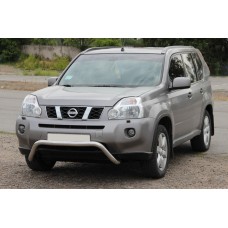 Передняя защита WT007 (нерж) для Nissan X-trail T31 2007-2014 гг
