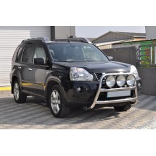 Передняя защита WT018 (нерж) для Nissan X-trail T31 2007-2014 гг